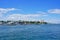 Landscape of Portland harbor, fore river and Casco Bay