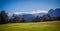 Landscape in Pumalin Natural Park Patagonia, Chile in summe