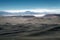 Landscape at the Puna de Atacama with Llullaillaco volcano in the background, Argentina