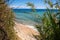 Landscape of Punta Paloma Beach in Cadiz from the cane forest