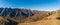 Landscape of the Pyrenees above BagnÃ¨res de Luchon, and the small village of Artigue, in Haute Garonne, Occitanie, France