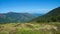 Landscape of the Pyrenees on the Spanish side in Roncesvalles, Spain