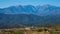 Landscape in the pyrennes mountains