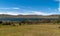 Landscape of ranch land at Posada Estancia Rio Verde, Riesco Island,, Chile