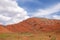 The landscape of red mountains of eastern Iran