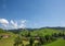 Landscape of the region Appenzell in Switzerland in summer