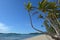 Landscape of a remote tropical beach in Fiji