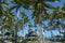 Landscape of a resort on tropical beach in Fiji