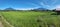 Landscape ricefield Panorama mountain