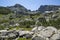 Landscape of Rila Mountain near The Camel peak, Bulgaria