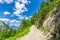 Landscape in the Risstal valley near the Eng Alm in Austria