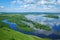 Landscape on the River Volga