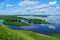 Landscape on the River Volga