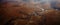 Landscape riverbed and land relief. View from above. Aerial photography. Putorano Plateau. Peninsula Taimyr