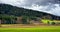 Landscape of the road to Freiburg im Breisgau Germany