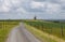 Landscape with road and windmill