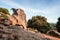 Landscape with rocks of Filitosa, Corsica