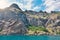 Landscape - rocks are washed by the black sea, Karadag Crimea
