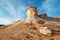 Landscape of rolling rocks in Lake Powell