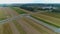 Landscape Rondo Field Lomza Pola Krajobraz Aerial View Poland