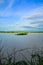 Landscape of Rong Tio Reservoir in Phu Kam Yao district