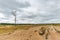 Landscape Rozendaalse Veld in the Dutch province of Gelderland during the drought 2018