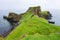 Landscape of Rubha nam Brathairean Brothers Point in Isle of Skye in Scotland with interesitng shape