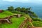 Landscape of ruin buddhist priory, Lion Rock Sigiriya, Attractions Sri Lanka