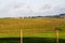 Landscape of rural area and farms in southern Brazil bordering Uruguay