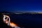 Landscape of the Satta pass at dawn in Shizuoka, Japan