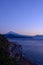 Landscape of the Satta pass at dawn in Shizuoka, Japan