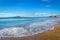 Landscape Scenery of Milford Beach Auckland New Zealand; View to Rangitoto Island during Sunny Day