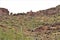 Landscape scenic view of Hieroglyphic  Canyon, Superstition Mountains, Hohokam Petroglyphs, Gold Canyon, Arizona, United States