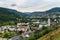 Landscape about Schiltach, a small city between the mountains in the Black Forest Germany