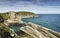 Landscape of sea and cliffs on the coast of Asturias.