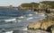 Landscape of sea and cliffs on the coast of Asturias.