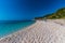 Landscape at the sea in Greece, Thassos island