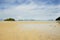 Landscape and seascape of beach way or tombolo sea go to small i