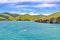 Landscape seen from ferry from Wellington to Picton