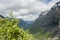 Landscape seen from Trollstigen viewpoint