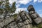 Landscape of the Serra da Estrela mountain range, in Portugal.