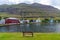 Landscape of Seydisfjordur on Iceland