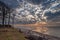 Landscape on shore of the Baltic Sea in Graal Mueritz, Germany