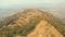 Landscape shot of Indian Mountain Ranges of Western Sahyadri Ghats of Maharashtra, India