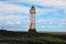 A landscape shot of the lighthouse at New Brighton Beach