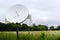 A Landscape Shot of the Lovell Telescope at Jodrell Bank