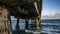 Landscape shot of the Pompano Beach Pier in Broward County ,Florida