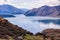 Landscape shot of the Wanaka lake