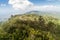 Landscape of Sierra Maestra mountain range as viewed from La Gran Piedra mountain, Cu