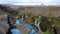 Landscape of Sigoldugljufur canyon in icelandic highlands, Iceland